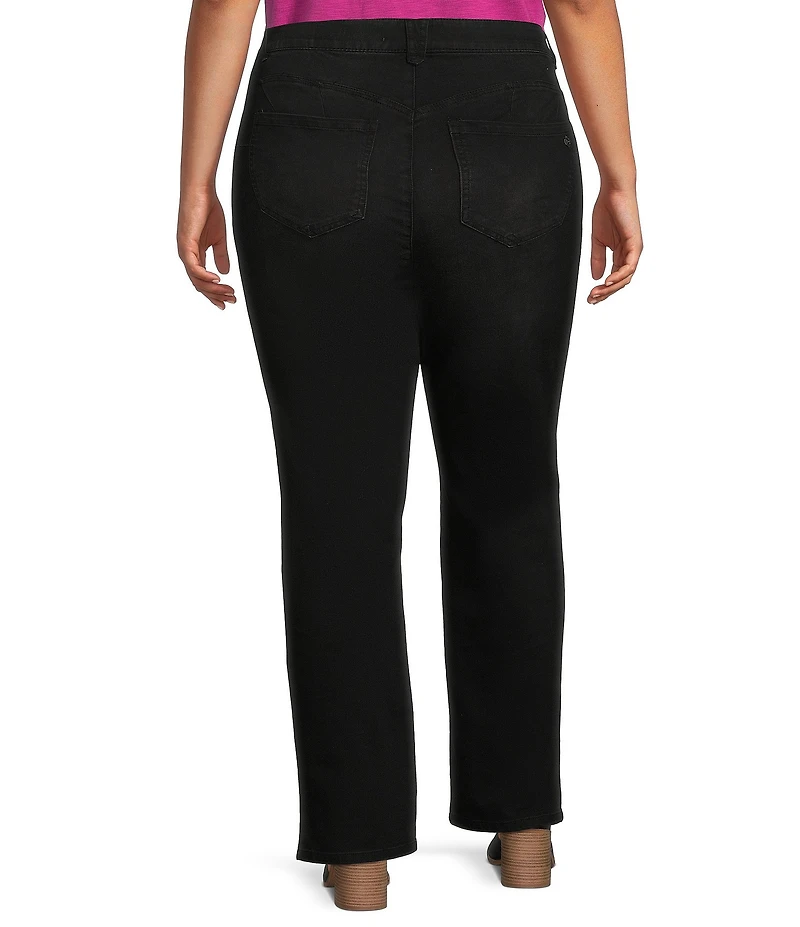 Democracy Plus Size #double;Ab#double;solution® Straight Leg 5-Pocket Jeans