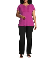 Democracy Plus Size #double;Ab#double;solution® Straight Leg 5-Pocket Jeans