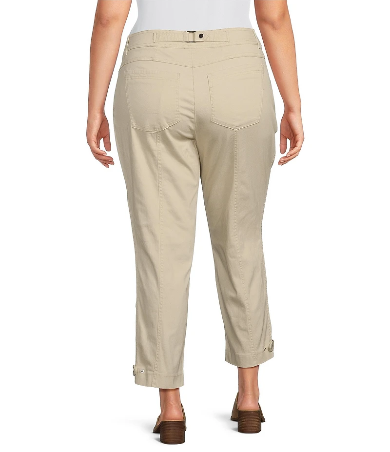 Democracy Plus Size #double;Ab#double;solution Stretch Utility High Rise Tapered Leg Pants