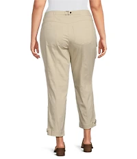 Democracy Plus Size #double;Ab#double;solution Stretch Utility High Rise Tapered Leg Pants