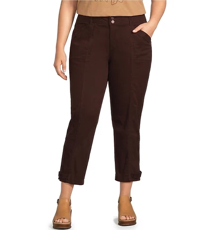 Democracy Plus Size #double;Ab#double;solution Stretch Utility High Rise Tapered Leg Pants