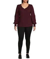 Democracy Plus Size Mid Rise #double;Ab#double;solution® Jeggings