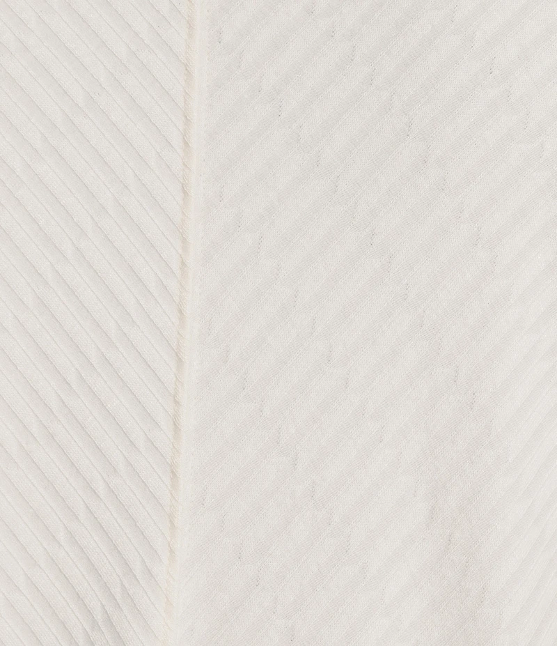 Democracy Plus Size Surplus Crew Neck 3/4 Sleeve Mitered Knit Top