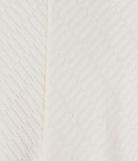 Democracy Plus Size Surplus Crew Neck 3/4 Sleeve Mitered Knit Top