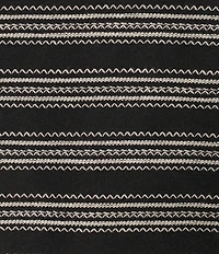 Democracy Stripe Scoop Neck Cap Sleeve Shirttail Hem Knit Top