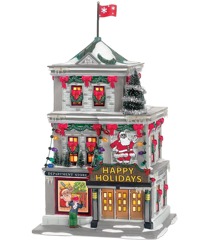Department 56 A Christmas Story Village The Department Store Lit Building