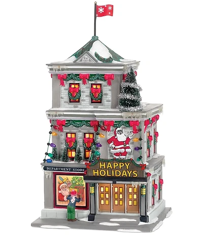 Department 56 A Christmas Story Village The Department Store Lit Building