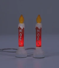 Department 56 Blow Mold Candle Set of 2 Village Accessory