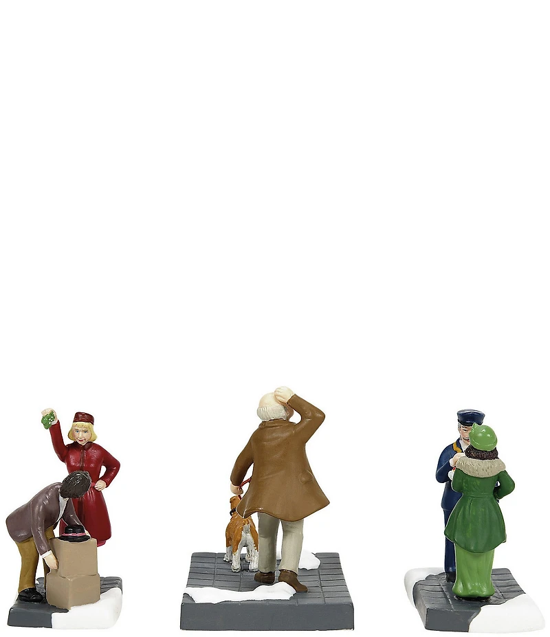 Department 56 Christmas in the City Friends & Neighbors Figurine, Set of 3