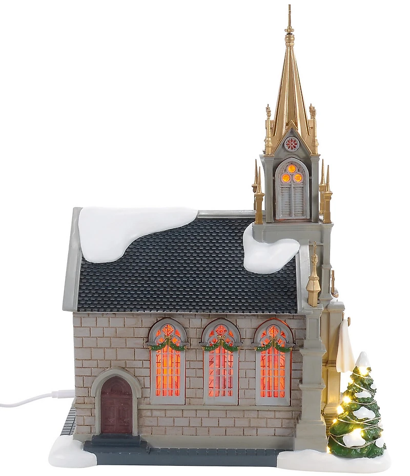 Department 56 Christmas In The City Collection 50th Anniversary Limited Edition Church Of Faith Village Collectible Figurine