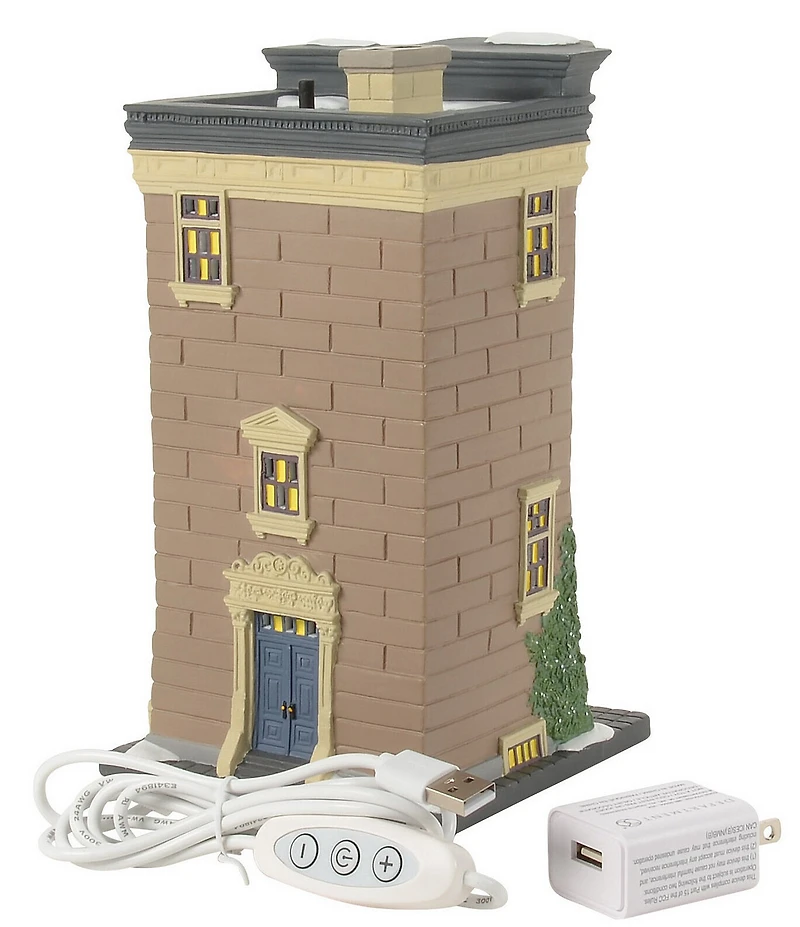Department 56 Christmas in the City Collection 89 W. 56th Street Village Collectible Figurine