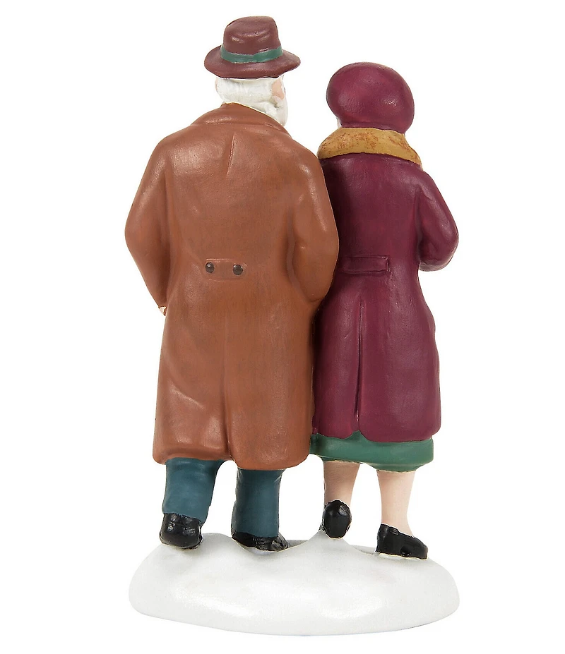 Department 56 Christmas In The City Collection Not As Good As Yours Elderly Couple Village Figurine
