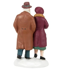 Department 56 Christmas In The City Collection Not As Good As Yours Elderly Couple Village Figurine