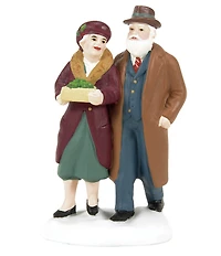 Department 56 Christmas In The City Collection Not As Good As Yours Elderly Couple Village Figurine