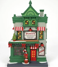 Department 56 Christmas in the City Santa's Corner Confectionery Lit Building