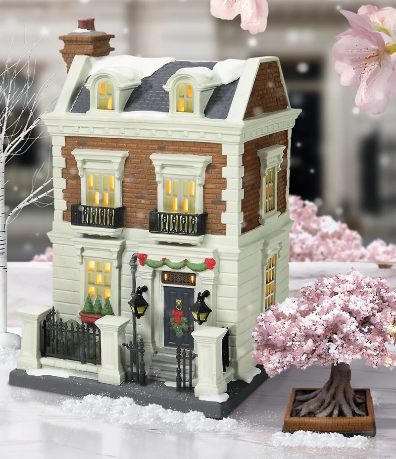 Department 56 Dickens Village 17 Cherry Tree Lane Lit Building
