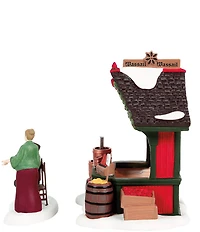 Department 56 Dickens Village Wassail Booth Set Of 2 Figurines