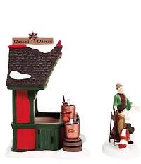 Department 56 Dickens Village Wassail Booth Set Of 2 Figurines