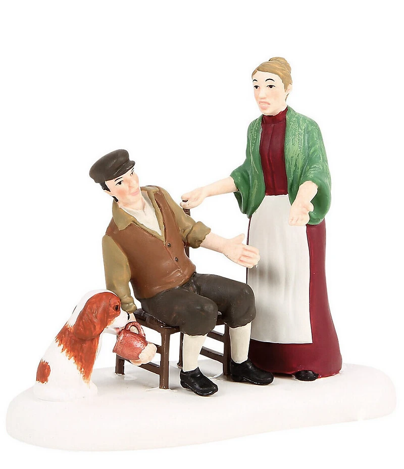 Department 56 Dickens Village Wassail Booth Set Of 2 Figurines