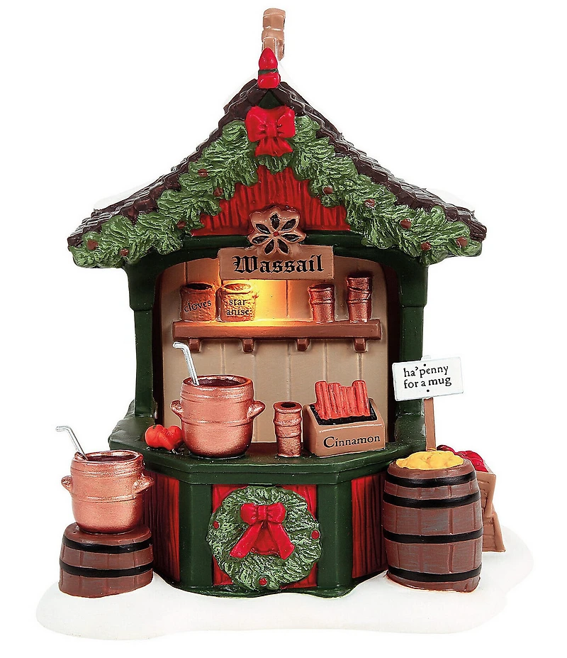 Department 56 Dickens Village Wassail Booth Set Of 2 Figurines