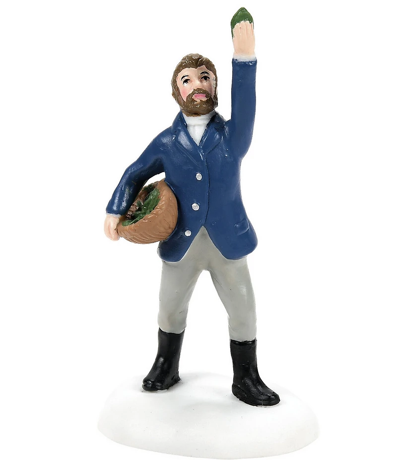 Department 56 Dicken's Village Zoo Feeding Time For The Calf Figurine