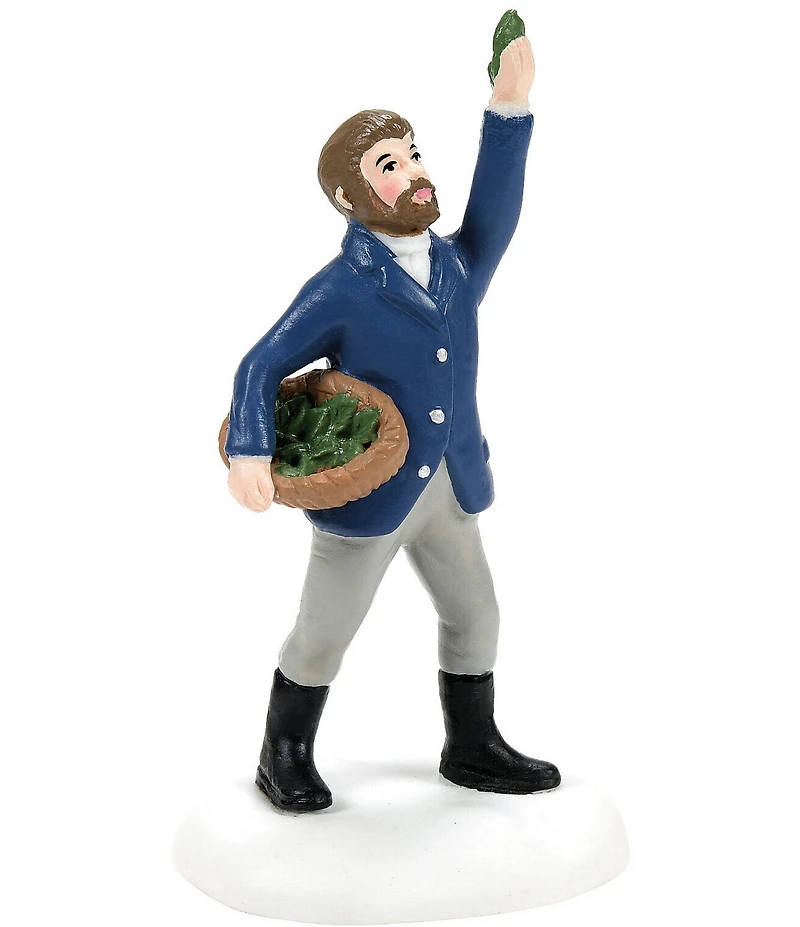 Department 56 Dicken's Village Zoo Feeding Time For The Calf Figurine