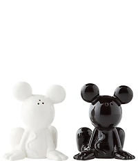 Department 56 Disney Ceramic Collection Black and White Mickey Mouse Salt & Pepper Shaker Set