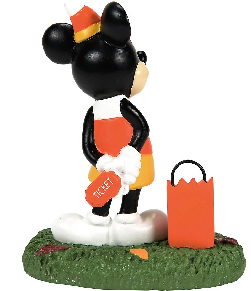 Department 56 Disney Halloween Mickey Buys A Ticket Village Figurine