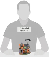 Department 56 Disney Halloween Village Mickey's Pumpkintown Light Up Haunted Manor