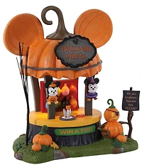 Department 56 Disney Village Halloween Balloon Darts Game Figurine
