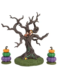 Department 56 Disney Village Halloween Chip And Dale Not Ready To Share Set of 3 Figurines