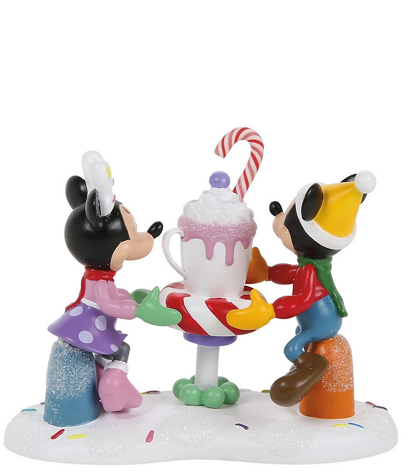 Department 56 Disney Village Mickey & Minnie A Cocoa With A Cutie Figurine