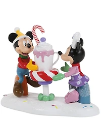 Department 56 Disney Village Mickey & Minnie A Cocoa With A Cutie Figurine