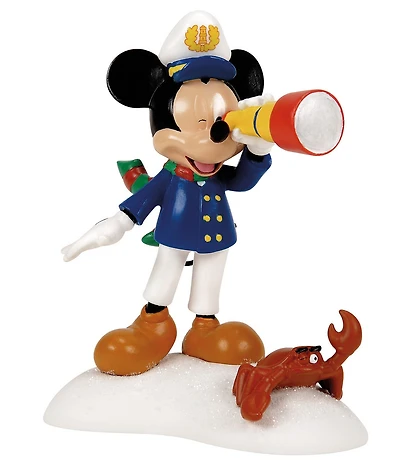Department 56 Disney Village Mickey Santa Ahoy Figurine