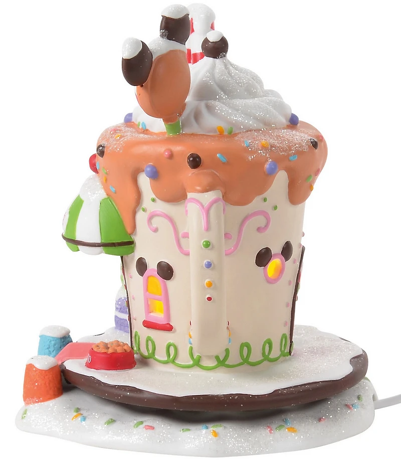 Department 56 Disney Village Mickey's Peppermint Cafe Collectible Figurine
