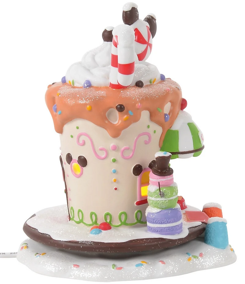 Department 56 Disney Village Mickey's Peppermint Cafe Collectible Figurine