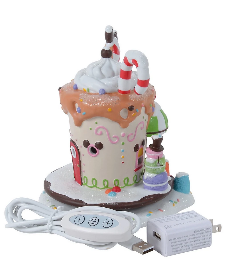 Department 56 Disney Village Mickey's Peppermint Cafe Collectible Figurine