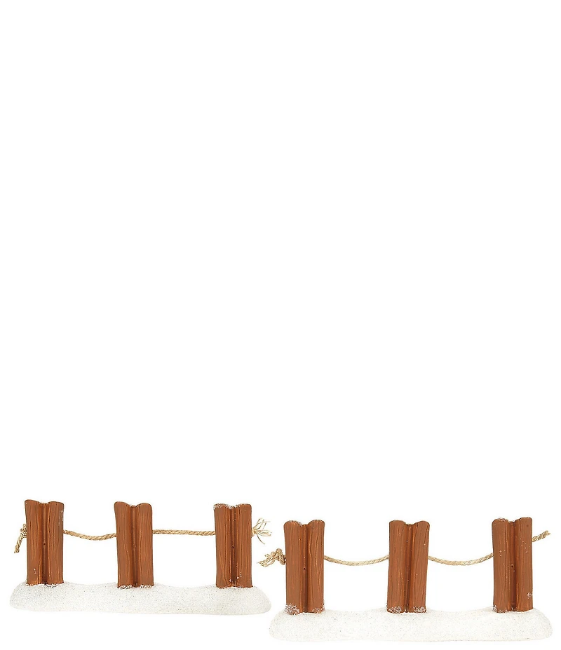 Department 56 Disney Village Wharf Fencing, Set of 2