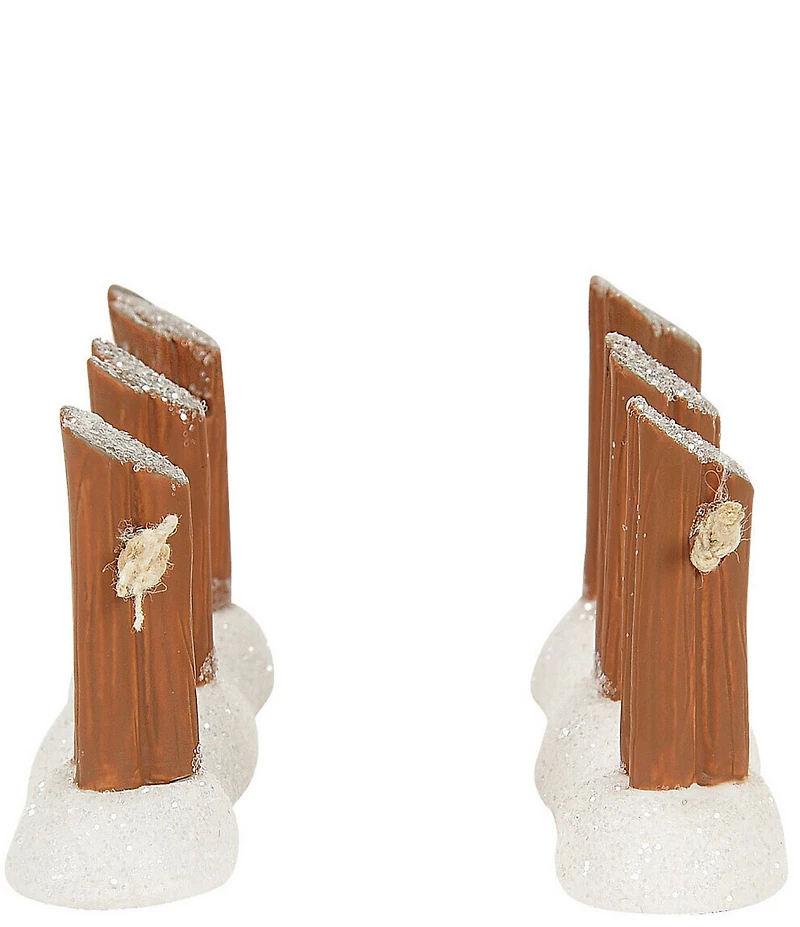 Department 56 Disney Village Wharf Fencing, Set of 2