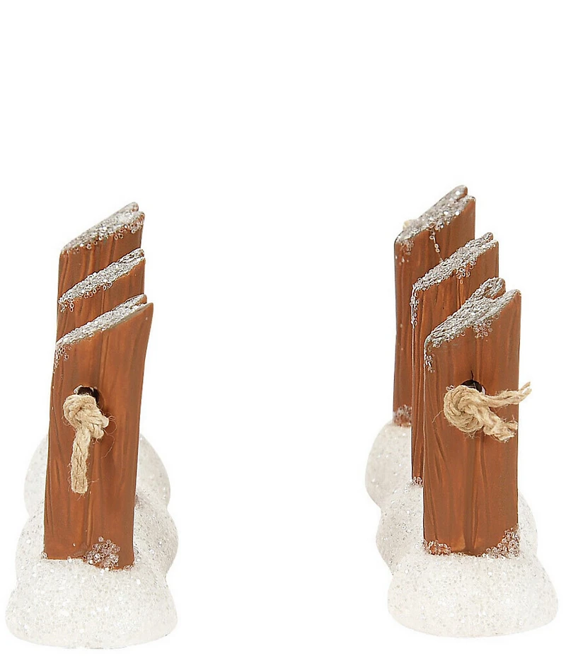 Department 56 Disney Village Wharf Fencing, Set of 2