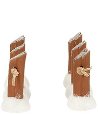 Department 56 Disney Village Wharf Fencing, Set of 2