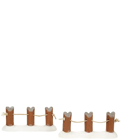 Department 56 Disney Village Wharf Fencing, Set of 2