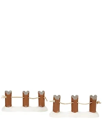 Department 56 Disney Village Wharf Fencing, Set of 2