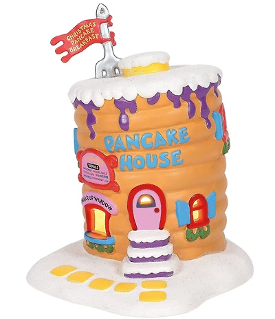 Department 56 Dr. Seuss The Grinch Collection Who-ville Pancake House Figurine