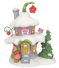 Department 56 Grinch Village Auntie Who's House Lit Figurine