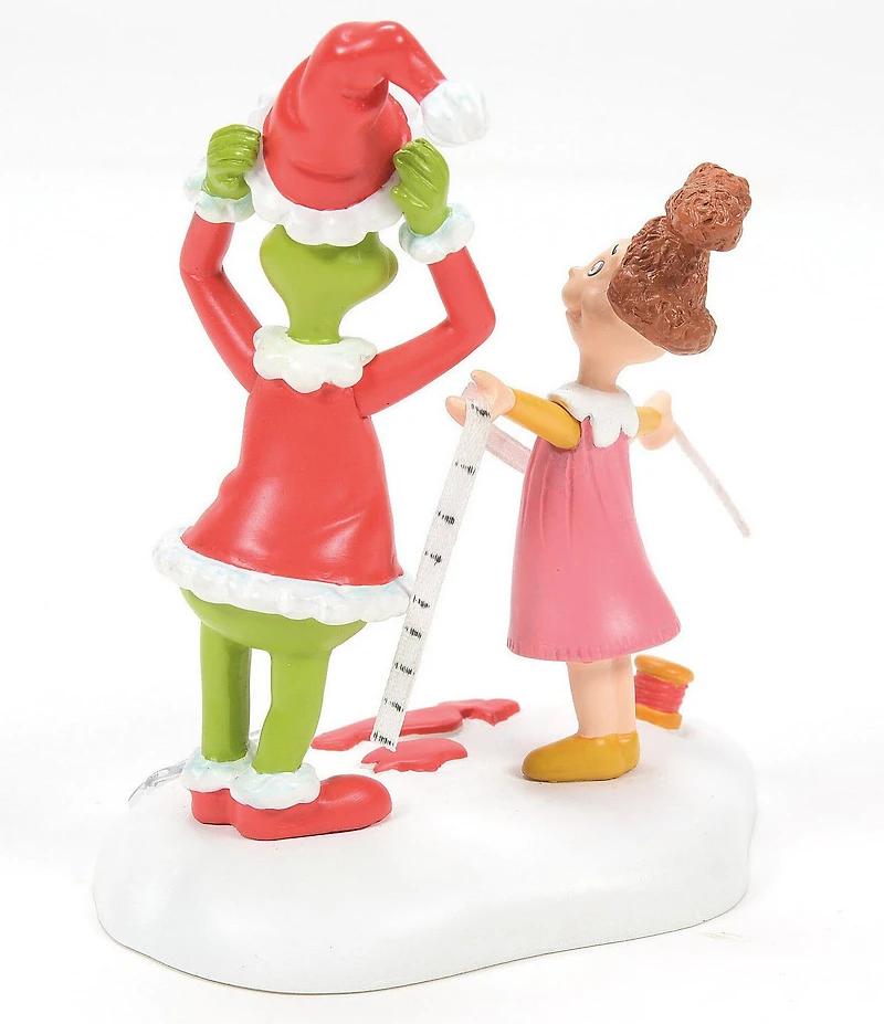 Department 56 Grinch Village Being Fitted For A Santy Suit Figurine