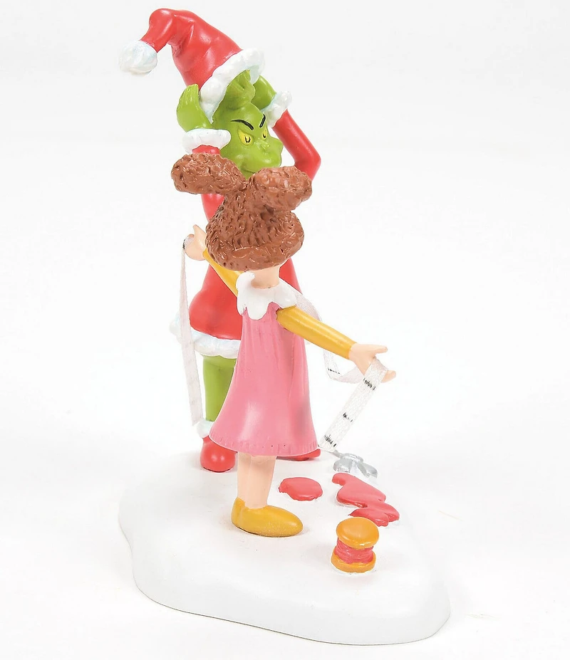 Department 56 Grinch Village Being Fitted For A Santy Suit Figurine