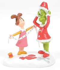 Department 56 Grinch Village Being Fitted For A Santy Suit Figurine
