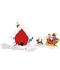 Department 56 Grinch Village Max's Sleigh Rides 2-Piece Figurine Set