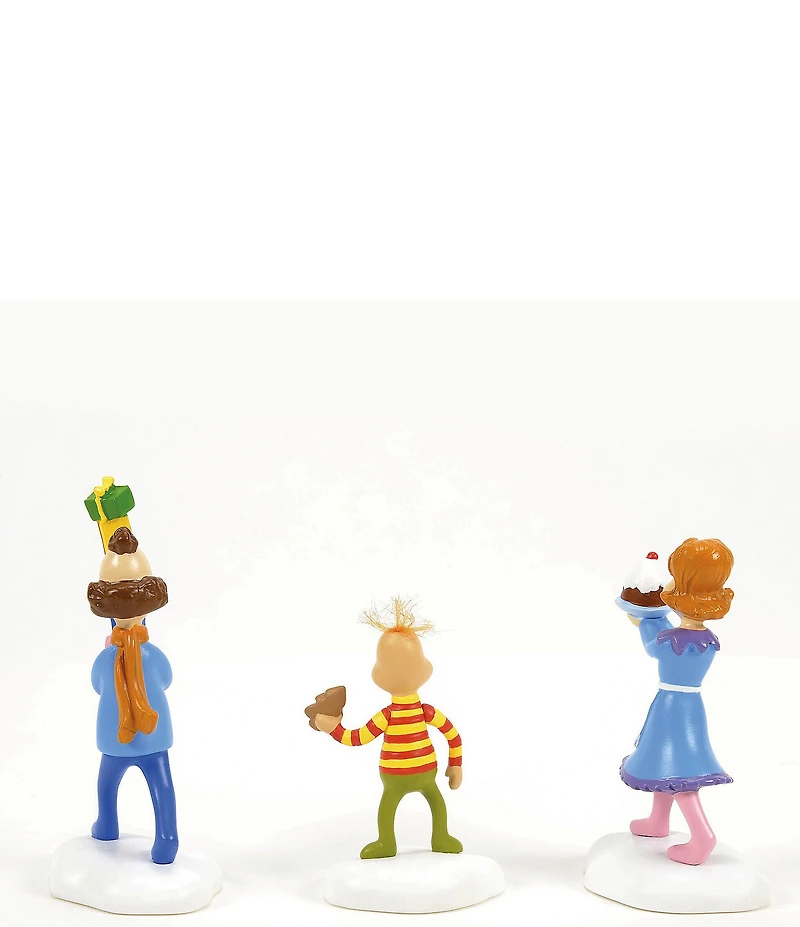 Department 56 Grinch Village Who Friends and Neighbors 3-Piece Figurine Set